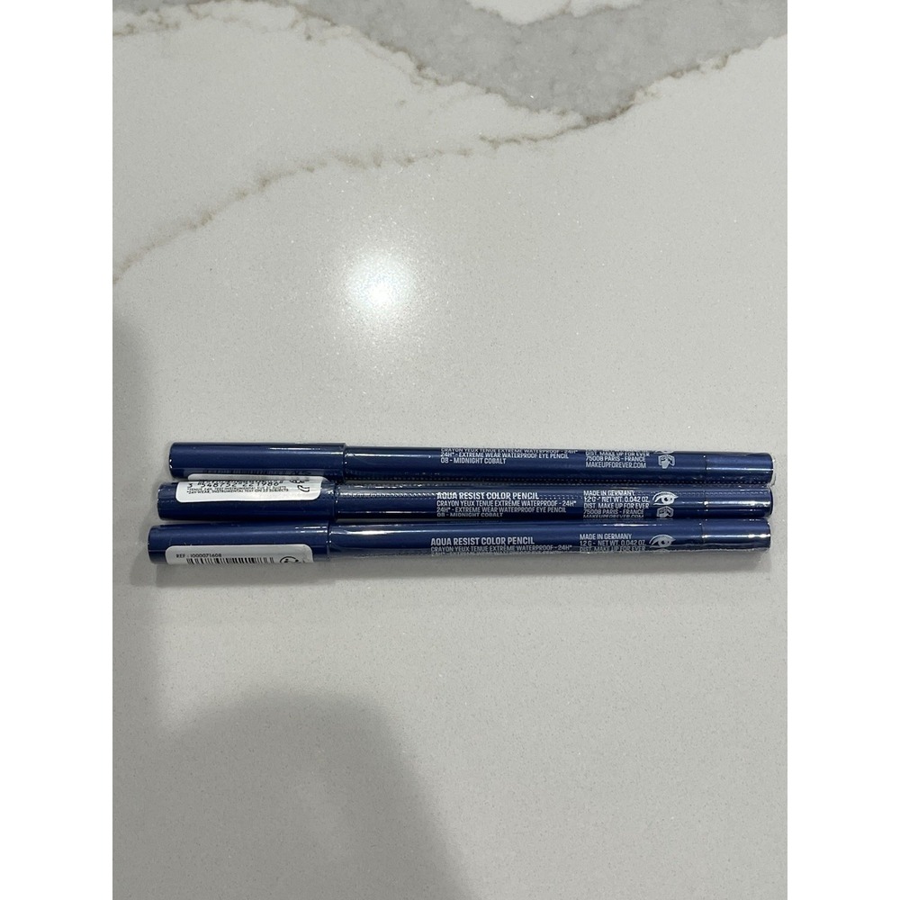 One MAKE UP FOR EVER Aqua Resist Color Pencil (08 MIDNIGHT COBALT 24hr Eyeliner